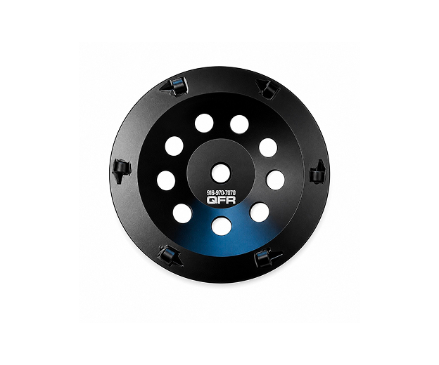Black Cup Wheel PCD 7”